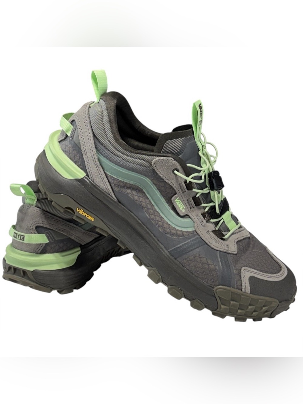 Vans MTE Crosspath XC Vibram Men’s 9.5 Women’s 11 Gray Green Hike ON Hoka Trek